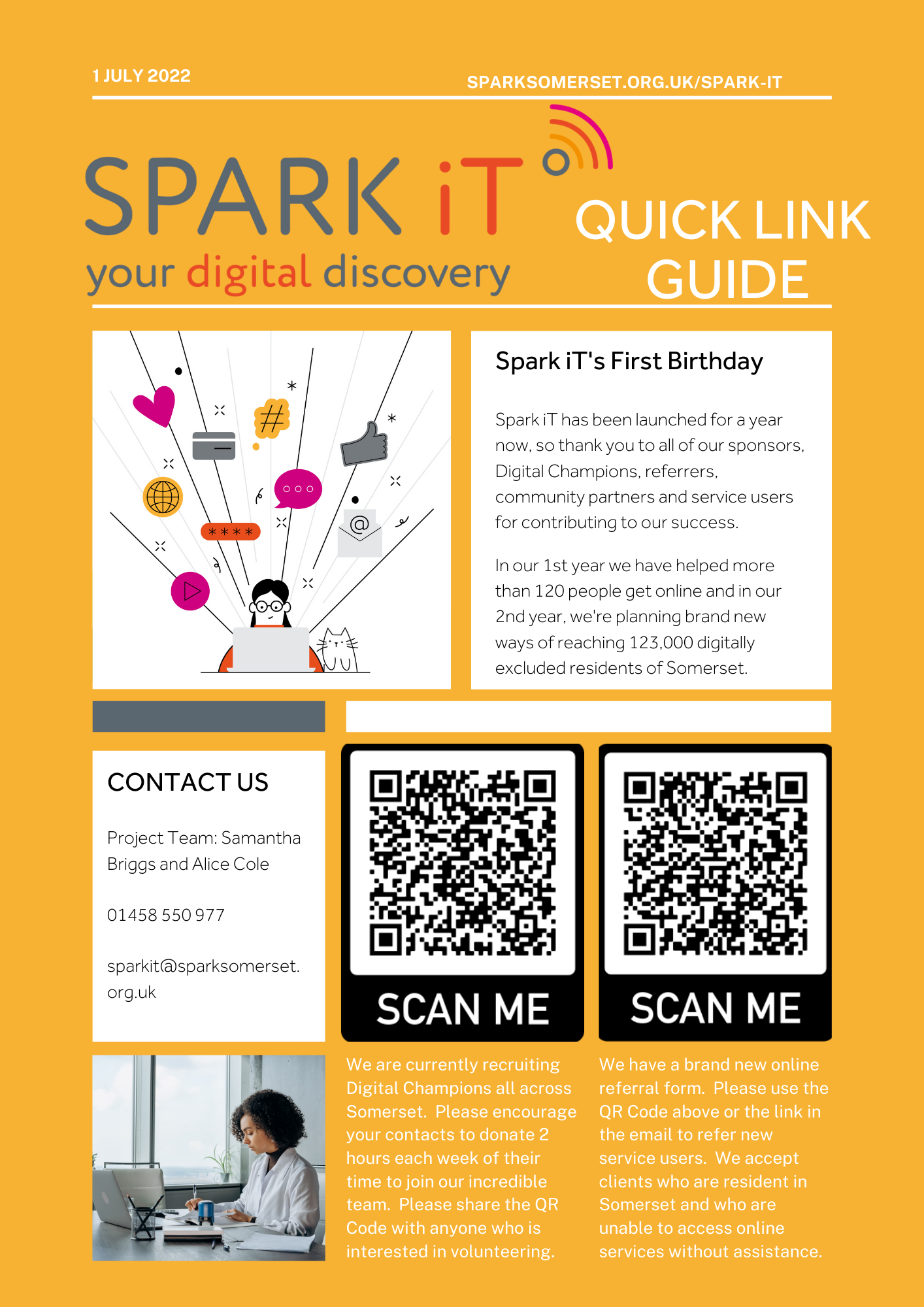 Spark iT promotion flyer 
